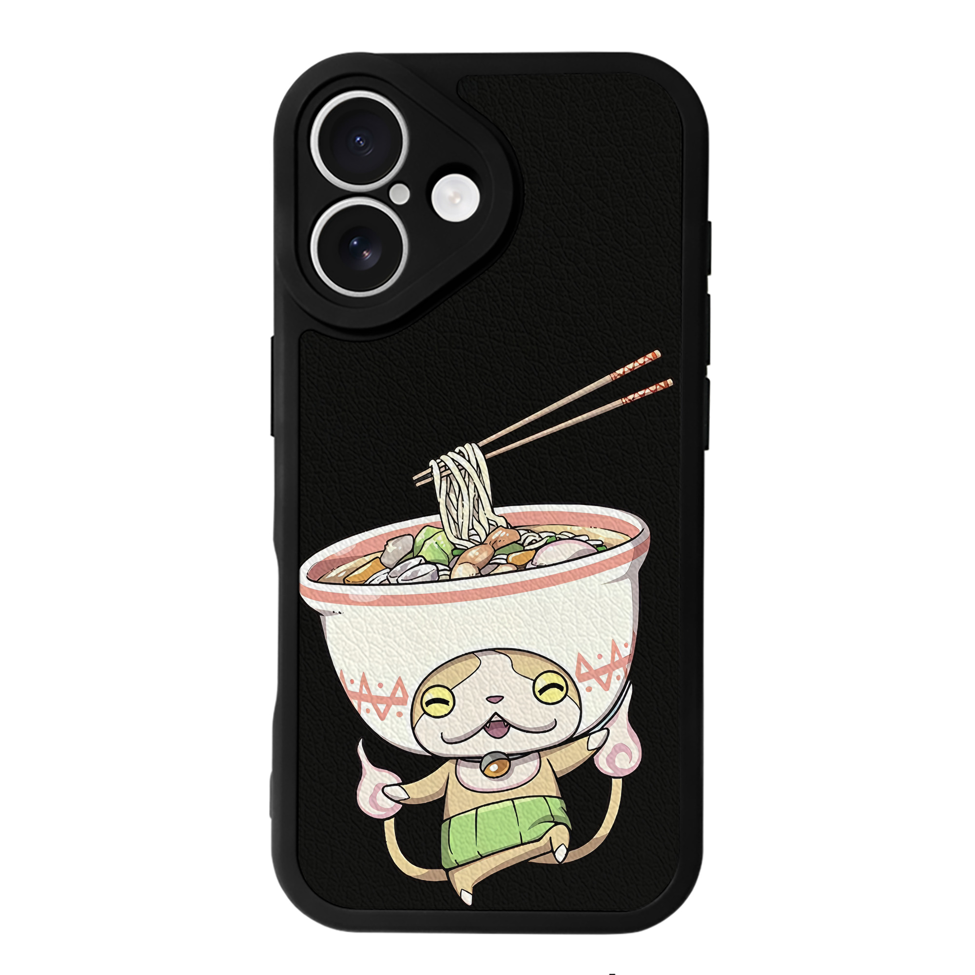 （画像用） 妖怪ウォッチ Yo-kai Watch 【iPhone 16シリーズ対応】シリコンスマホケース（レザー調） 材質：シリコン